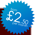 Build your own web hosting from £2.50 per month